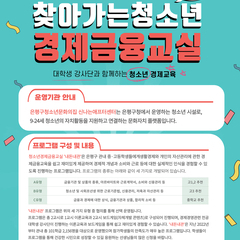 [모집마감] 은평구 참여예산 정책사업 청소년 경제금융교실 '내돈내관' 참여학급 모집