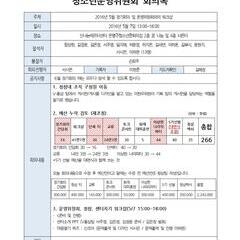 2016년 5월 7일 정기회의및 운영위원회와의 워크샵